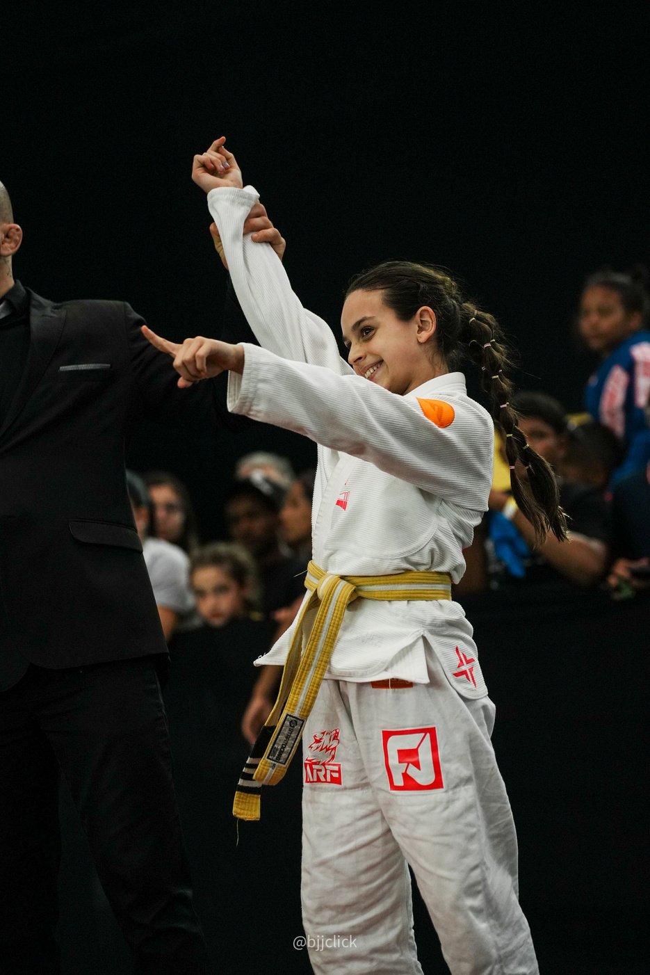 Gaya com medalhas no estádio